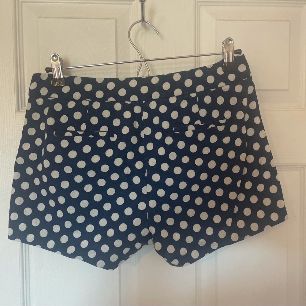 Blue and White Polka Dot Shorts - Picture 5 of 5